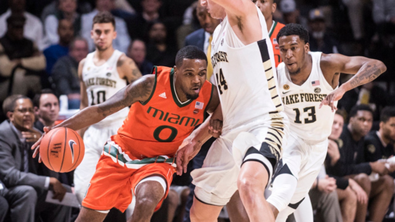 Collins leads Wake Forest past Miami, 96-79 (Jan 18, 2017)